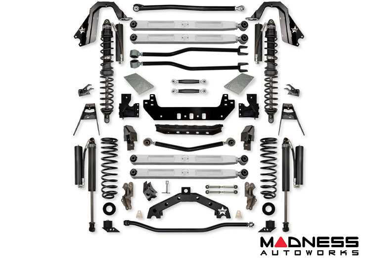 Jeep Wrangler JL Lift Kit - 4.5" - X-Factor X2 - Pro Elite Long-Arm - Gas Model - Comp System Stage 1